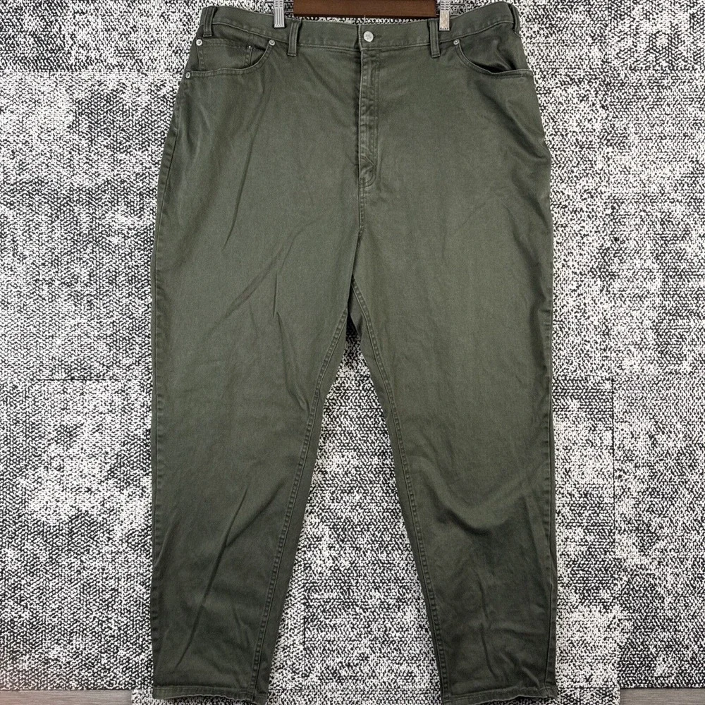 Levis Red Tab 550 Womens 24M (40 X 30) Relaxed Fit Plus Green Pants‎ High Rise